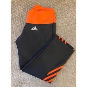 Adidas Capri length mid rise leggings
